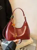 Bolsa de Ombro para Mulheres, Grande Capacidade, Novo Estilo Outono e Inverno 2025, Simples Casual, Bolsa Transversal Elegante e Moderna para Mulheres