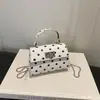 Mini Bolso de Hombro Cruzado Cuadrado Pequeño Moda de Verano 2026 Nuevo Tendencia Lunares Exquisito Versátil Simple
