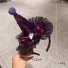 Faixa de Cabelo de Menina para Halloween Chapéu de Festa de Abóbora Faixa Divertida para Fotos de Festa Adereço de Fantasia para Parque de Diversões Acessórios de Cabelo