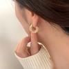 Pendientes de Gota de Aceite Maillard Lujo Accesible Pendientes de Nicho de Gama Alta Pendientes Retro Populares Nuevos Pendientes de Moda Simples