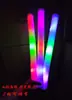 Fábrica Grande Electrónico Colorido Palo de Luz de Esponja Palo de Espuma, Palo Fluorescente para Conciertos Logo Personalizado