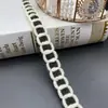 Venta directa del fabricante: Cinta en Forma de 8 con Hilos Dorados y Plateados, Cinta en Bucle Estilo Chanel, Accesorios de Alta Calidad para Ropa y Encaje
