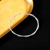 Pulsera de Bambú Cepillado para Mujer, Estilo Chino Nuevo de Nicho, Estilo Nacional, Símbolo de Progreso Continuo, Lujo Ligero Exquisito, Sensación de Alta Gama, Joyería de Moda