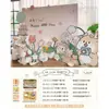 Suprimentos de Aniversário Bebê Dragão Layout de Um Ano Painel de Fundo Personalizado Decoração de Banquete para Homens e Mulheres Cena Placa de KT Cerimônia de Aniversário