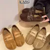 En stock~ Versión de piel de vaca, suela ultrarrápida, cómodos para los pies, zapatillas casuales tipo Birkenstock de cobertura total, perezosos, uso bidireccional para mujer