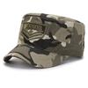 Sombrero de Deporte al Aire Libre Camuflaje Coreano para Hombre y Mujer de Primavera y Otoño, Sombrero Plano de Uso Diario Versátil con Protección Solar, Sombrero de Sol de Moda para Pareja