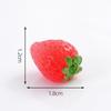 Brinquedo de Comida Artificial Luminoso Pera Perfumada Pitaya Peças Fofas Decoração DIY Saco Surpresa Acessórios para Pendurar Pequenos Ornamentos de Mesa