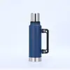 Termo de acero inoxidable de alta calidad de la fábrica de origen, hervidor para senderismo al aire libre, botella de agua portátil de gran capacidad, personalizable