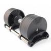 Halteres domésticos ajustáveis 32kg libras equipamento de fitness um segundo peso ajustável automático rápido 24 halteres incrementais