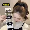 Goma para moño bajo con lazo, Goma simple y elegante para coleta alta, Banda de goma de alta elasticidad y duradera para mujer