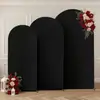 Cubierta de Tela para Arco de Boda de Tres Piezas Transfronteriza Decoración de Fondo Set de Montaje para Fiesta de Cumpleaños Forma de Cubierta de Tela Semicircular