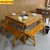 Juego de Mesa y Sillas para Fondue de Mármol y Madera Maciza, Estufa Eléctrica, Fondue de Pescado en Olla de Piedra, Mesa de Fondue de Puesto Callejero, Uso Comercial, Recién Hecho