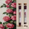 Palitos de incenso de rosa enrolados à mão, fragrância duradoura, sândalo e ágar, para uso doméstico, aroma floral interno, oferecendo incenso para adoração e meditação