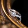 Selección artística anillo de cadena de azúcar cúbico geométrico apertura ajustable estilo coreano personalidad lujo ligero para mujer super flash diamante cuadrado anillo índice