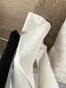 Pantalones Blancos Rectos Sueltos Estilo Nuevo 2026 Tallas Grandes para Mujeres Curvilíneas con Piernas Gruesas y Caderas Anchas Jeans de Pierna Ancha