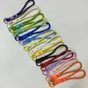 Llavero de cordón para teléfono móvil a juego de colores simple corto universal creativo adornos tejidos a mano cuerda anti-pérdida para altavoz de hervidor