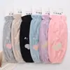Mangas Largas para Mujer, Mangas Protectoras de Terciopelo Antimanchas Otoño e Invierno, Mangas con Bordado de Letras y Moños Lindas, Venta al por Mayor