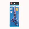 Tijeras de Peluquería Coloridas de 6 Pulgadas Tijeras Profesionales para Salón de Peluquería Tijeras Planas Tijeras para Flequillo Tijeras Entresacadoras Combinación Venta al por Mayor