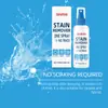 Spray de Limpeza de Roupas Jakehoe Limpeza Suave e Cuidado para Roupas Multimateriais Spray de Limpeza Diário Portátil