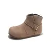 Botas Martin para niños 2026 nuevo estilo otoño e invierno para niñas, Botas de cuero Birkenstock, Botines de moda para niños pequeños y niños pequeños