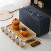 Juego de Té de Viaje, Taza Rápida, Taza de Té de Lujo Ligero para Exteriores, Juego Pequeño, Regalo de Negocios, Regalo Souvenir