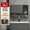 Gabinete de Espejo Inteligente para Baño Feng Shui Oculto con Espejo de Luz Secador de Pelo Multifuncional Estante de Almacenamiento Gabinete Integrado de Almacenamiento