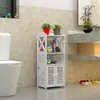Estantería de Almacenamiento para Inodoro de Piso a Piso Multicapa Gabinete Lateral de Almacenamiento para Baño Lavadero Gabinete Lateral para Inodoro Gabinete de Almacenamiento