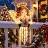 Luz Decorativa de Muñeco de Nieve y Carámbanos de Año Nuevo Iluminación Exterior de Muñeco de Nieve y Carámbanos Brillantes de Invierno
