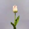 Tulipa Artificial com Acabamento de Luxo, Haste Única Realista, Cabeça da Flor e Botão Hidratados, Ornamento para Decoração de Casa, Buquê de Flores Artificiais
