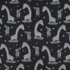 Tela jacquard teñida con hilo de poliéster y algodón, con estampado de dibujos animados, tela con diseño de jirafa, para equipaje, zapatos, sombreros y ropa.