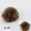 Bolsa para Peluca Afro Peluca de Fibra Química Africana Europea y Americana Bolsa para Cabello con Cordón de Oruga Flor de Bebé