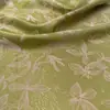 Tecido Jacquard Bicolor Brocado Linha de Cetim Padrão de Folhas Novo Cardigã Chinês Hanfu Cheongsam Tecido Jacquard