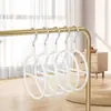 Colgador de Anillo Artefacto de Almacenamiento para Bufandas Estante Antideslizante para Bufandas de Seda Percha Doméstica para Corbata Almacenamiento en Armario Secado Multifuncional