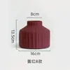 Estilo Nórdico Morandi Linhas Irregulares Textura de Borracha Esmalte Cerâmica Vaso Sala de Estar Sala de Jantar Armário de TV Decoração