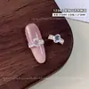 Anillo de diamante con engaste abierto de zirconia anillos apilables de diamantes accesorios para uñas de arte de uñas súper brillante rectángulo corazón huevo de paloma anillo de lujo ligero bolas de diamante para uñas de arte de uñas