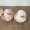 Bonito Sombrero de Pescador para Bebé Niña Gato, Delgado de Primavera y Verano, Secado Rápido, Transpirable, Protección Solar, Ala Ancha
