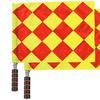 Bandera de mano de árbitro al por mayor de fábrica, equipo de entrenamiento de fútbol, bandera de comando, bandera de instrucción, bandera de corte de borde de evento deportivo