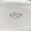 Anillo de Cadena Cuadrado de Diamante de Zircón de Plata Pura S999 para Mujer, Diseño de Nicho de Ins, Lujo Ligero, Sensación de Gama Alta, Elegante Anillo de Diamante Brillante