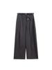 Pantalones Anchos de Otoño 2025 para Mujer Evertrue Estilo Coreano Pantalones Cropped de Tencel de Cintura Alta 93562