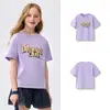 Ropa Infantil Balabala Camiseta de Manga Corta para Niños Niñas 2025 Nueva Ropa de Verano Niños Grandes Secado Rápido Dulce Top de Algodón Puro