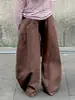 Pantalones Cargo Scimitar de Cintura Doble Estilo Americano Oreeta para Hombres y Mujeres, Silueta Holgada, Pantalones Vintage de Longitud Completa