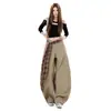 Jeans Scimitar de Pierna Ancha Dulces y Picantes Estilo Callejero, Diseño Americano, Versátiles, Adelgazantes, Pantalones Scimitar de Largo Completo, Unisex