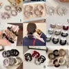 Diademas de Tela Hechas a Mano de Alta Gama para Mujer con Perlas, Bandas Elásticas de Alta Elasticidad para Cola de Caballo, Gomas para Moños