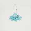 Colgante de Pulpo Impreso en 3D, Llavero Lindo, Juguete Articulado de una Sola Pieza Multicolor Móvil, Colgante Pequeño Creativo Infantil