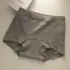 Roupa íntima feminina 100% algodão 7A Antibacteriana Forro 100% Algodão Cintura Alta Controle de Barriga Levanta Quadril Boxer Brief