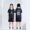 Camisetas de Fútbol Casa y Fuera para Niños, Tallas 25-26ml, Números 7, 8, 10, con Dos Rayas, Impresión Digital, Tallas 14-30