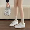 Zapatillas de Ballet Retro para Entrenamiento para Mujer 2026 Nuevo Modelo de Verano con Velcro, Aumento Interno de Altura, Tenis Blancos Casuales Transpirables