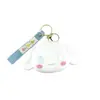Linda Cartera de Monedas de Silicona Llavero Perro Canela Bolsa de Almacenamiento Llavero Colgante para Bolso Decoración Pequeño Regalo