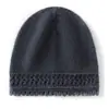 Suave y acogedor cachemir 2026 otoño e invierno nueva moda sombrero de punto hueco con flecos, versátil, cálido, protector de orejas, a prueba de frío
