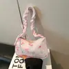 Bolsas Casuais para Mulheres 2026 Primavera Novo Estilo Bolsa de Ombro Floral Fofa Estilo Coreano Elegante Bolsa de Braço Bolsa de Mão Retrô